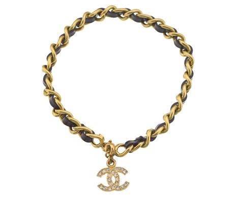 chanel anklets|Chanel style bracelet.